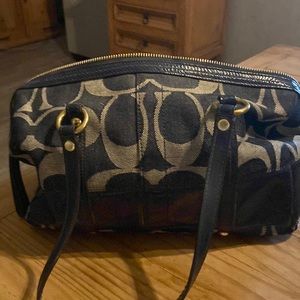 Navy blue Coach bag